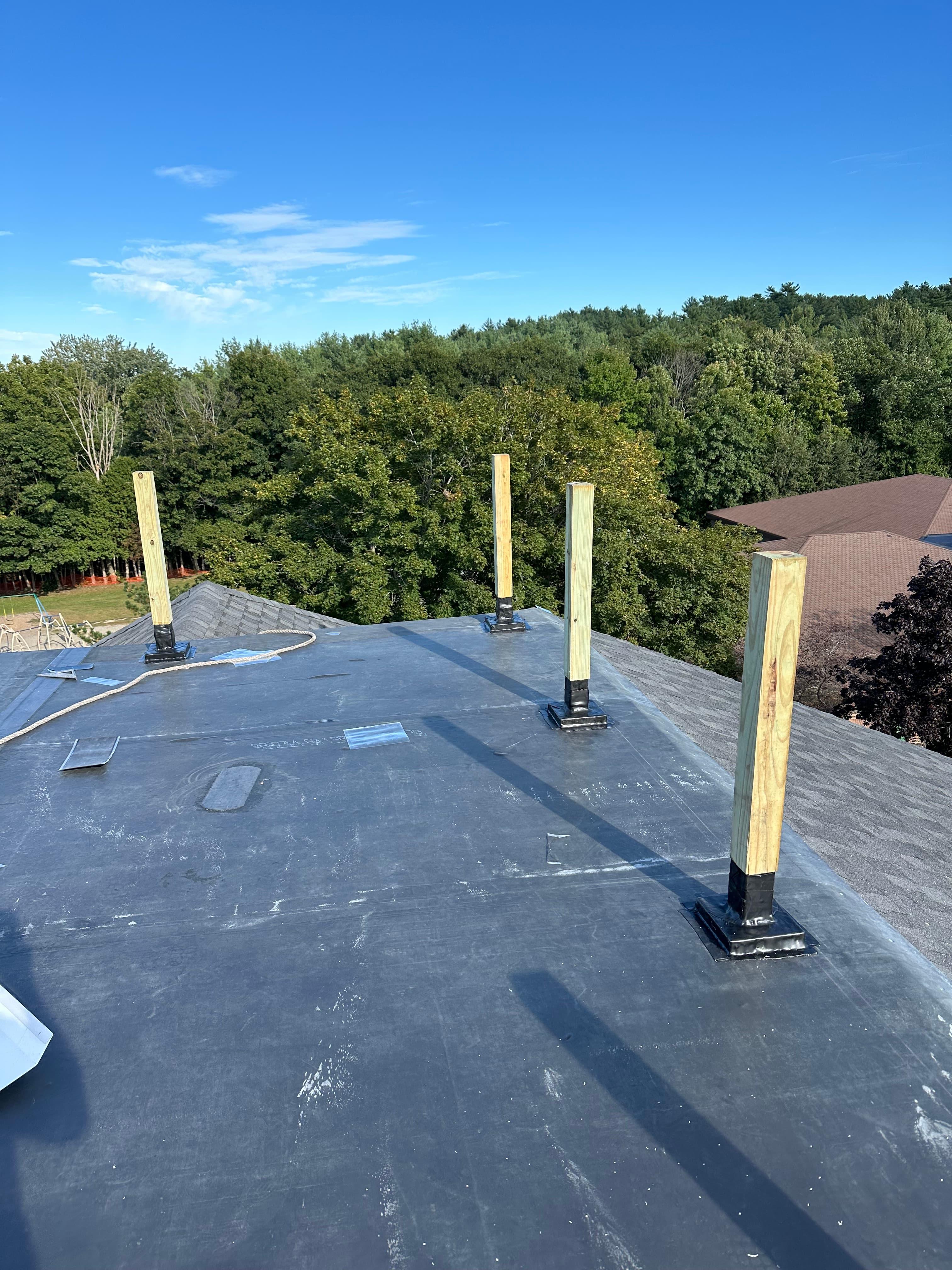 EPDM low-slope roofing